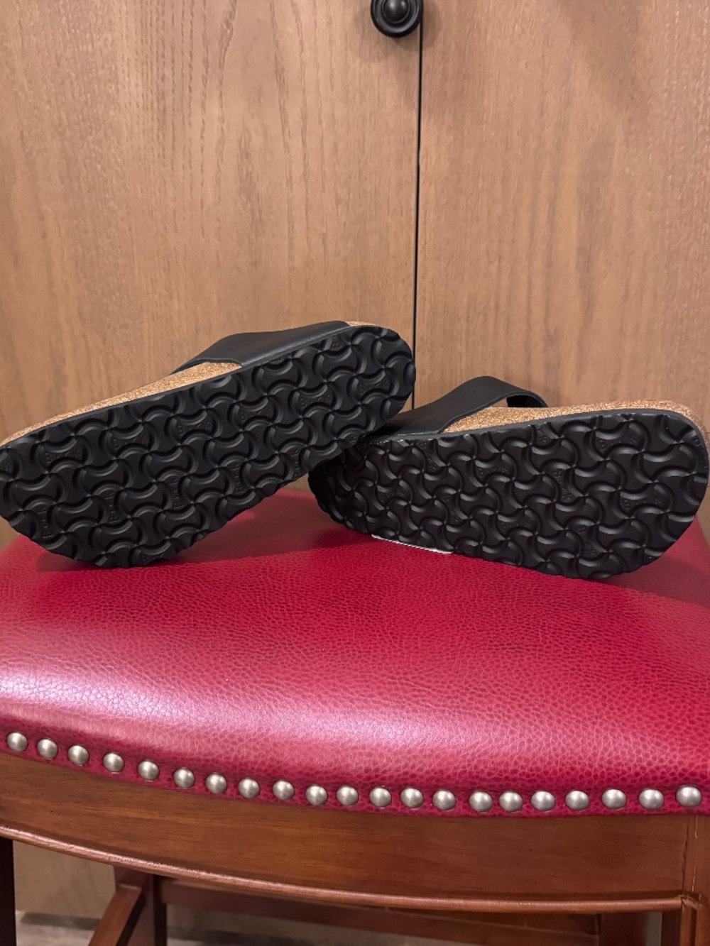 Birkenstock Gizeh Big Buckle Oiled Leather Sandal - Black - Size 37 - Picture 6 of 8